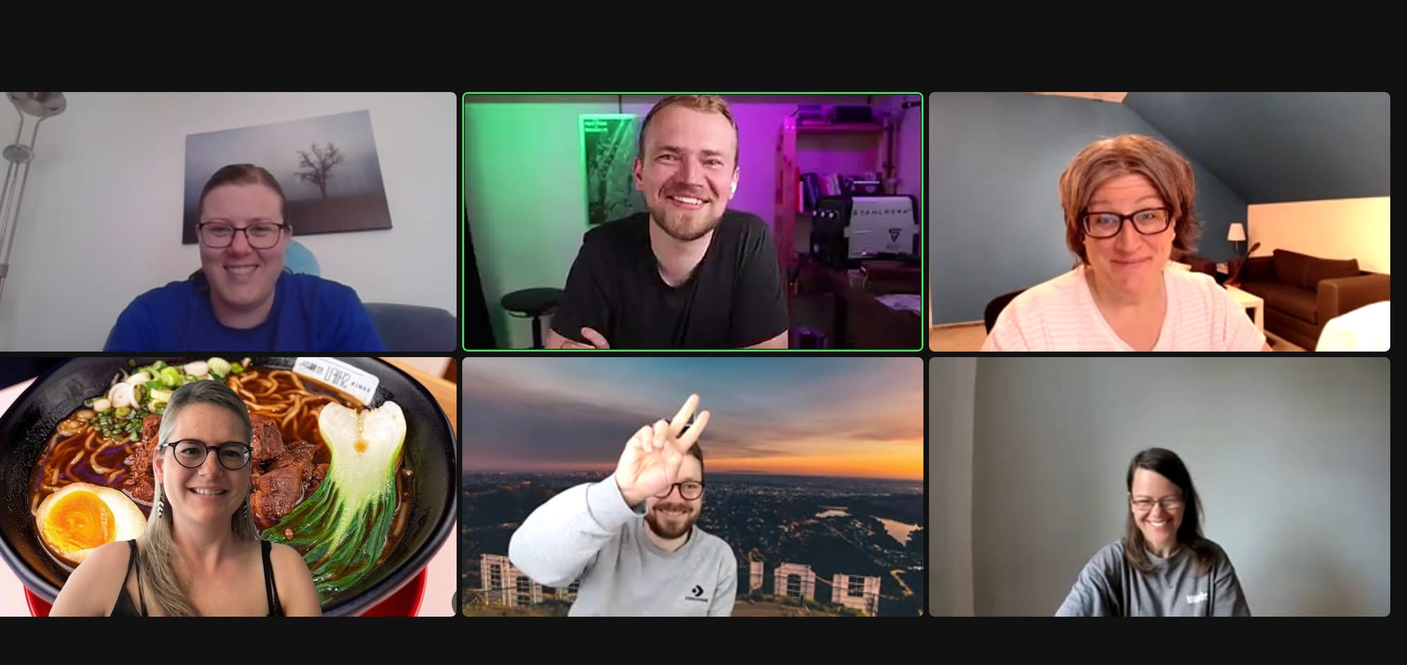 Das Team 2024 im Zoom-Meeting
