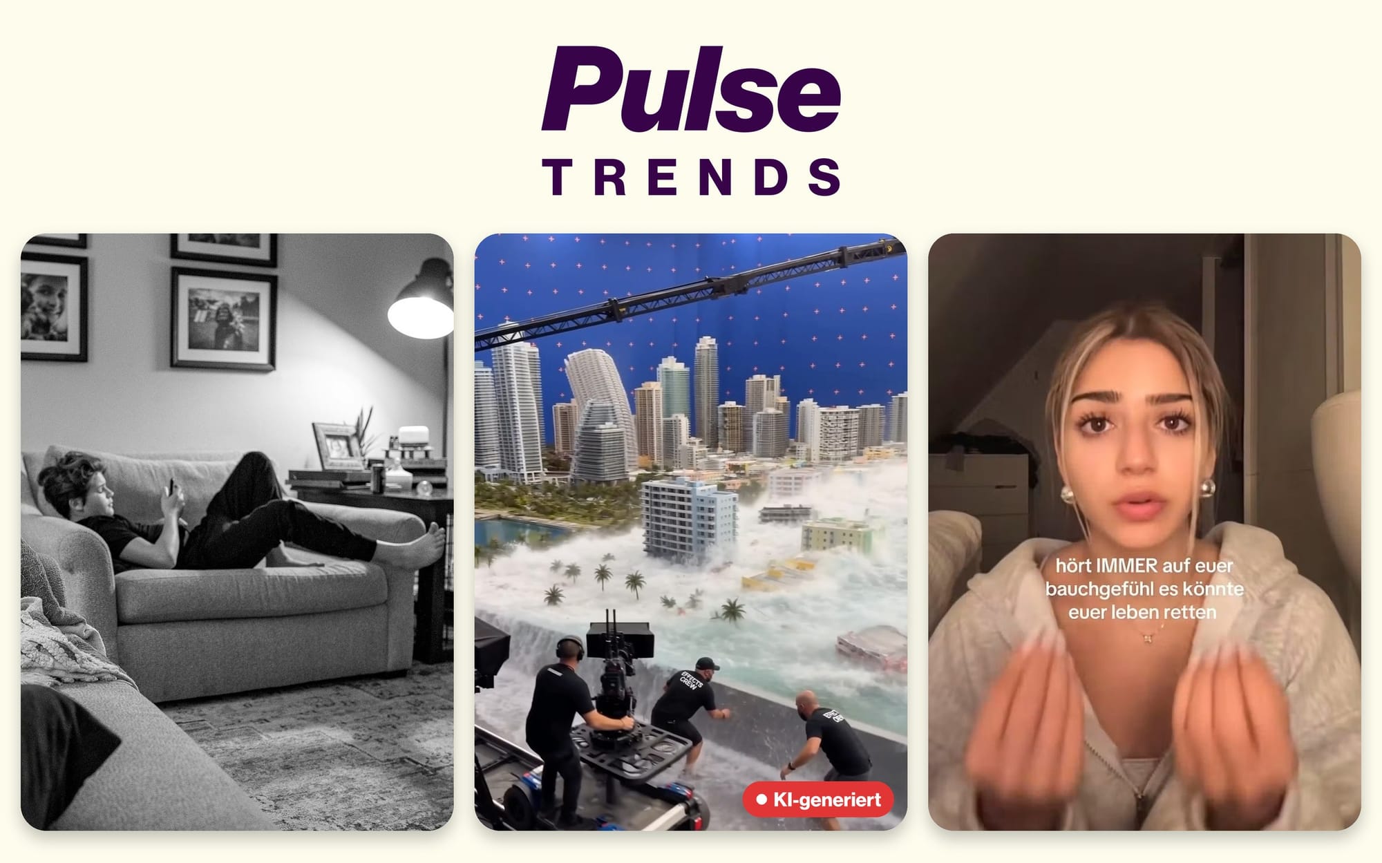 Pulse Trends: Sperrstunde bei Instagram, KI redet für sie, Bauchgefühl oder Angst