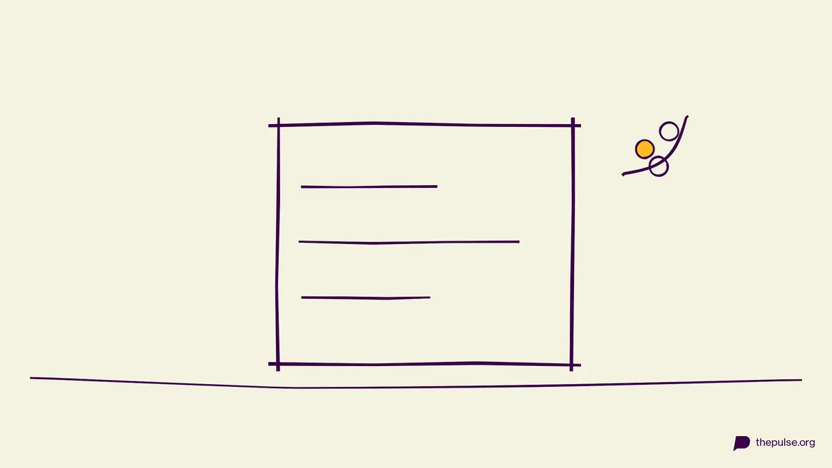 Handgezeichnete Illustration: Drei Zeilen im 5-7-5-Rhythmus und ein Kirschblütenzweig