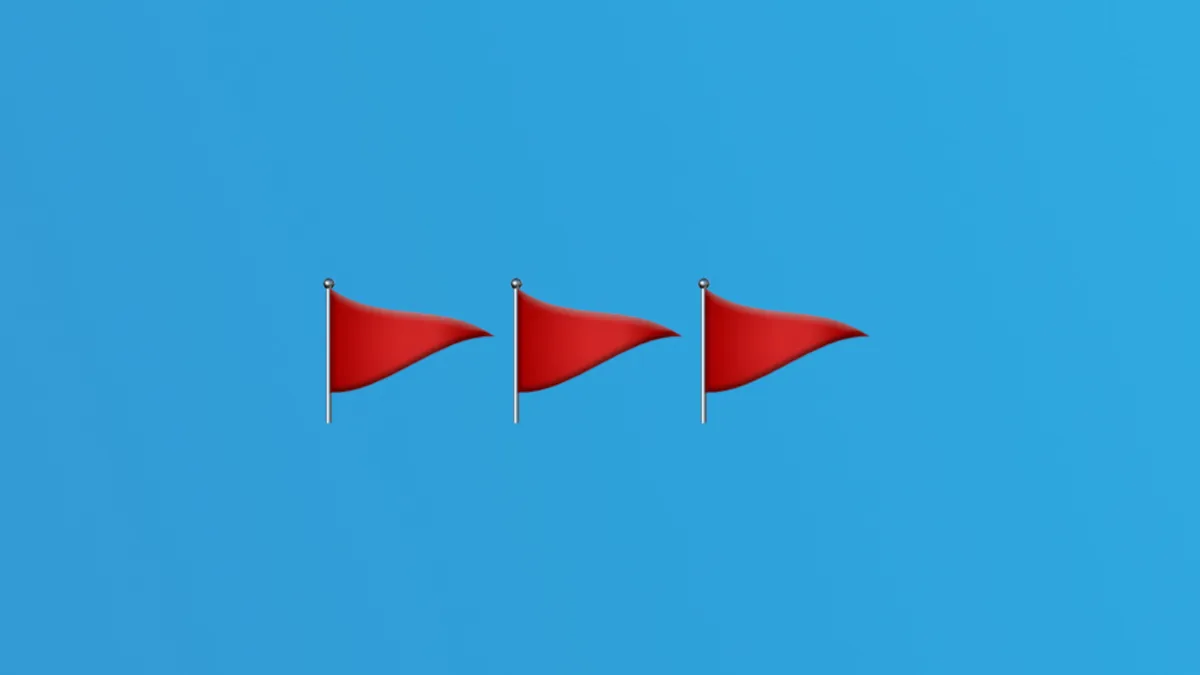 Was bedeutet das Red Flag 🚩-Emoji