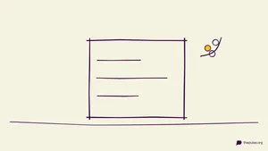 Handgezeichnete Illustration: Drei Zeilen im 5-7-5-Rhythmus und ein Kirschblütenzweig