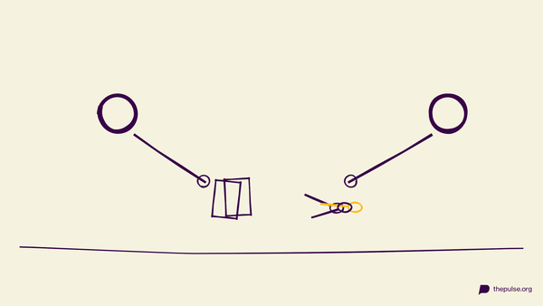 Handgezeichnete Illustration: Hände greifen blitzschnell nach den Löffeln neben den Karten